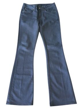 Buffalo David Bitton Dark Blue MEGA Regular Rise Bootcut Stretch Jeans (27x32)